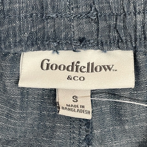 Goodfellow & Co. Blue Textured Shorts 100% Cotton Size S - Picture 5 of 8